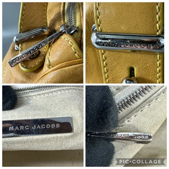 Marc Jacobs Yellow Leather Multi-pocket Satchel Bag - Picture 12 of 13